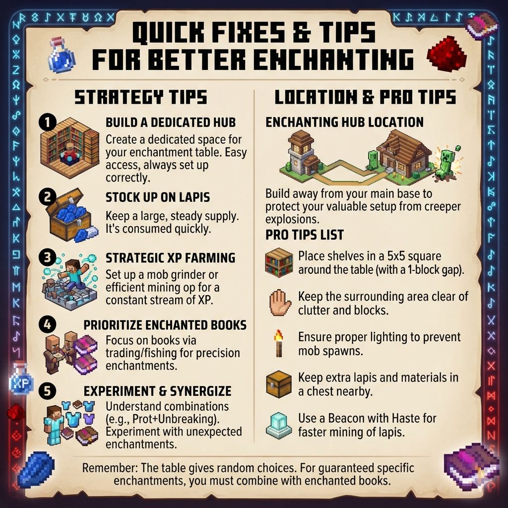 Quick Fixes and Tips for Better Enchanting
