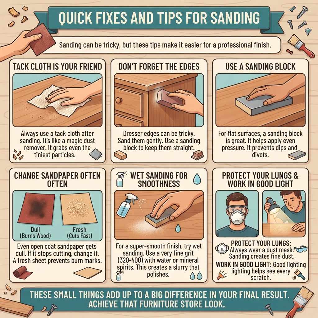 Quick Fixes and Tips for Sanding