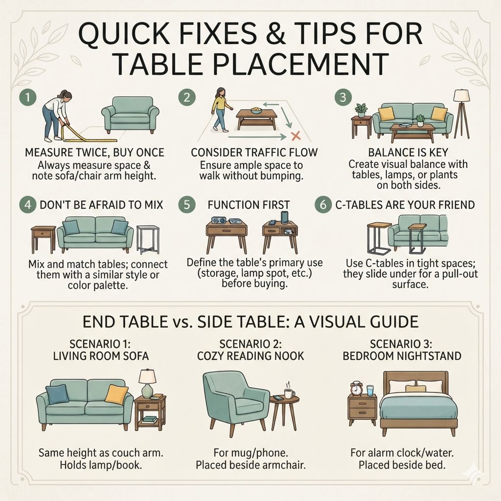 Quick Fixes and Tips for Table Placement