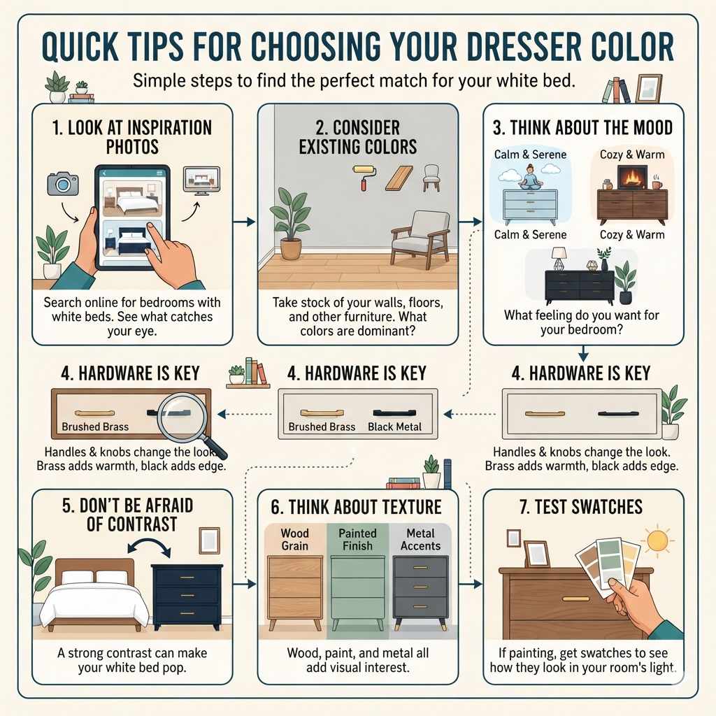 Quick Tips for Choosing Your Dresser Color