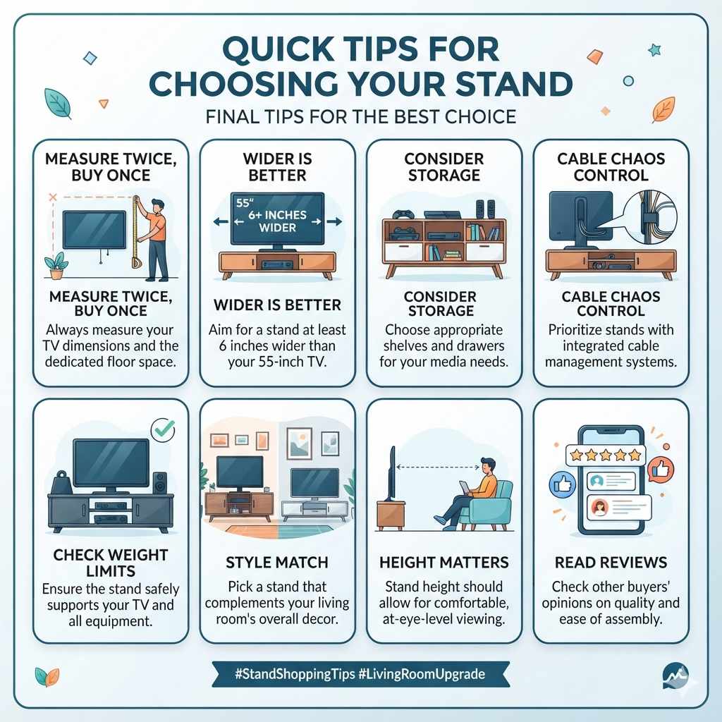 Quick Tips for Choosing Your Stand