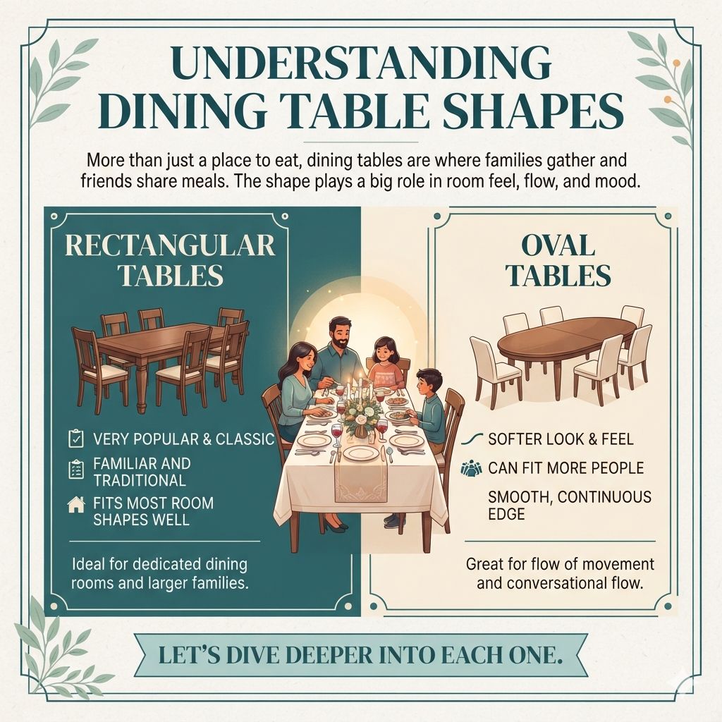 Understanding Dining Table Shapes