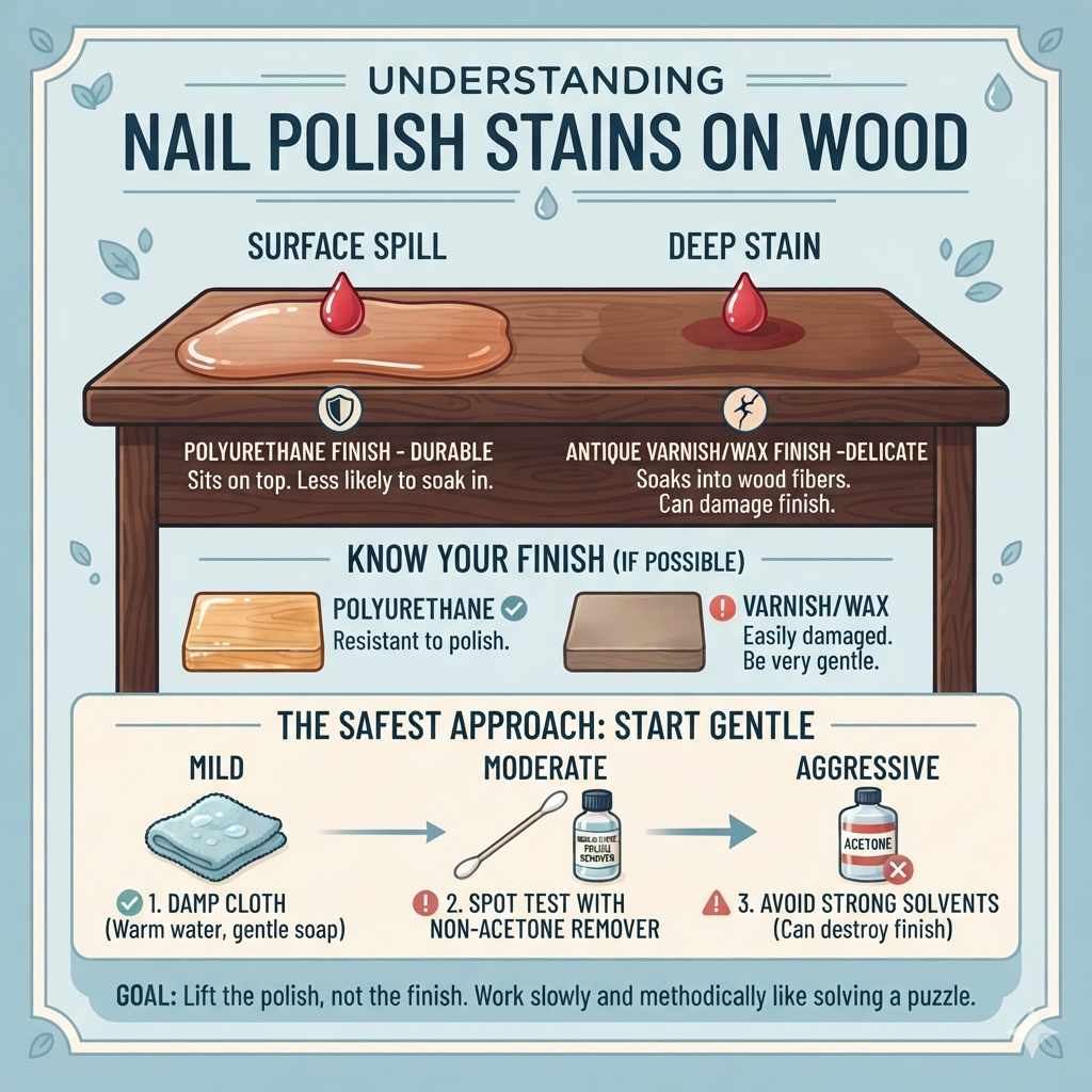 Understanding Nail Polish Stains on Wood