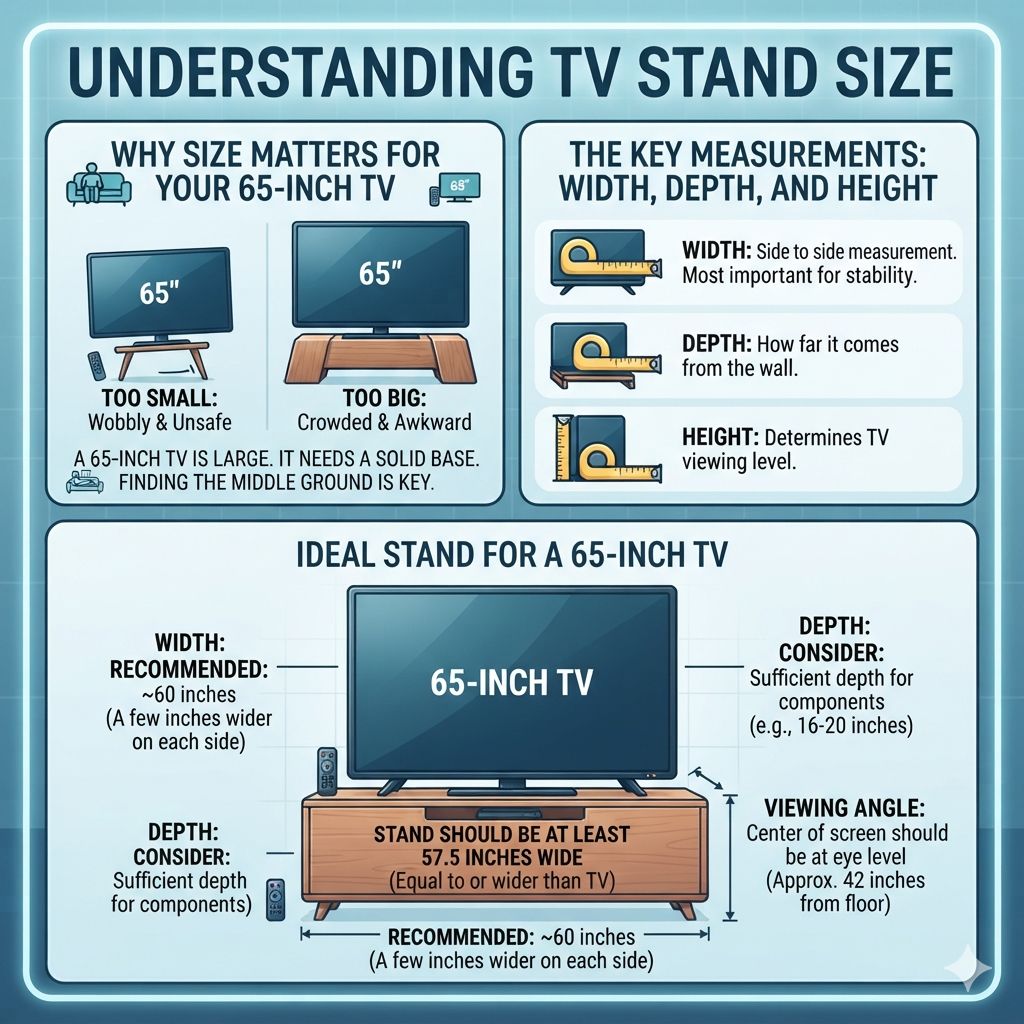 Understanding TV Stand Size
