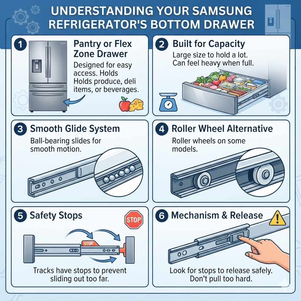 Understanding Your Samsung Refrigerator's Bottom Drawer
