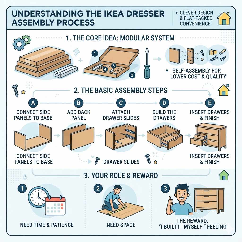 Understanding the IKEA Dresser Assembly Process