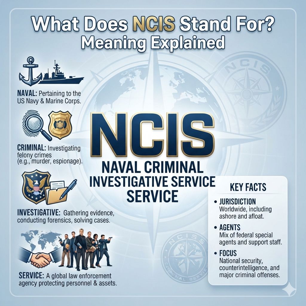 What Does Ncis Stand For? Meaning Explained