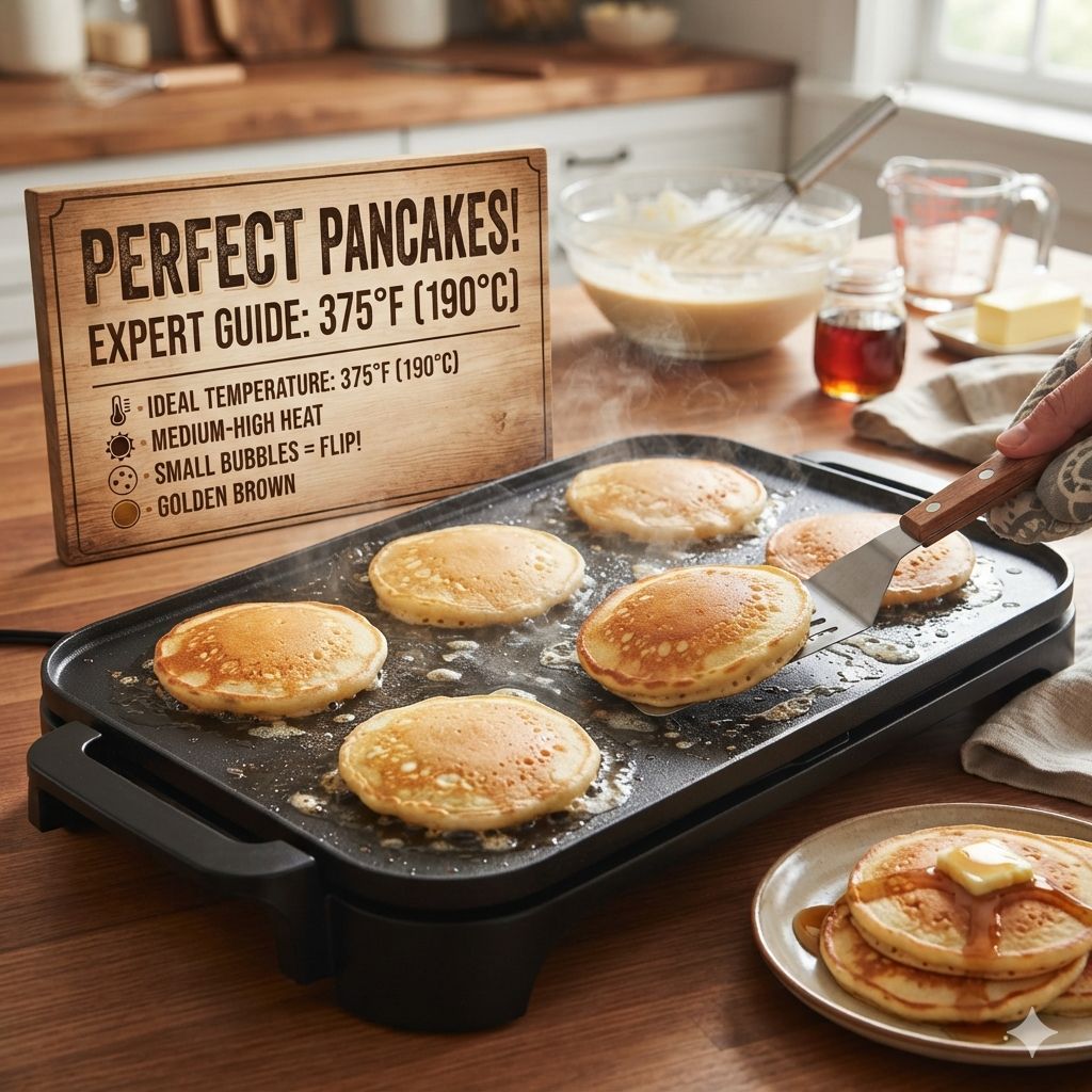 What Temp for Pancakes on a Griddle? Expert Guide