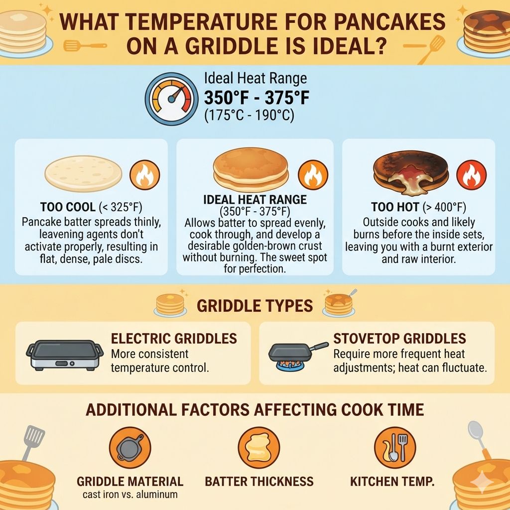 What Temperature for Pancakes on a Griddle is Ideal