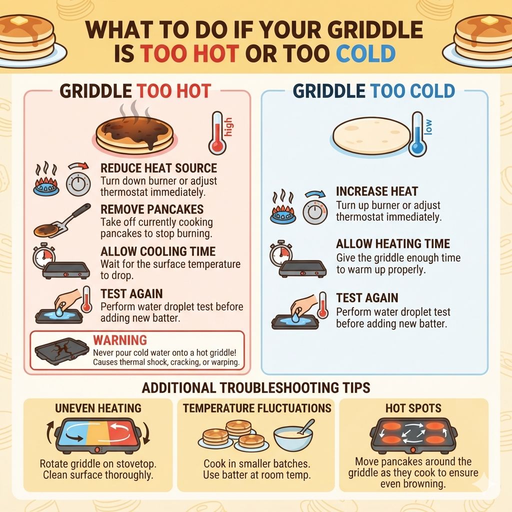 What to Do if Your Griddle is Too Hot or Too Cold