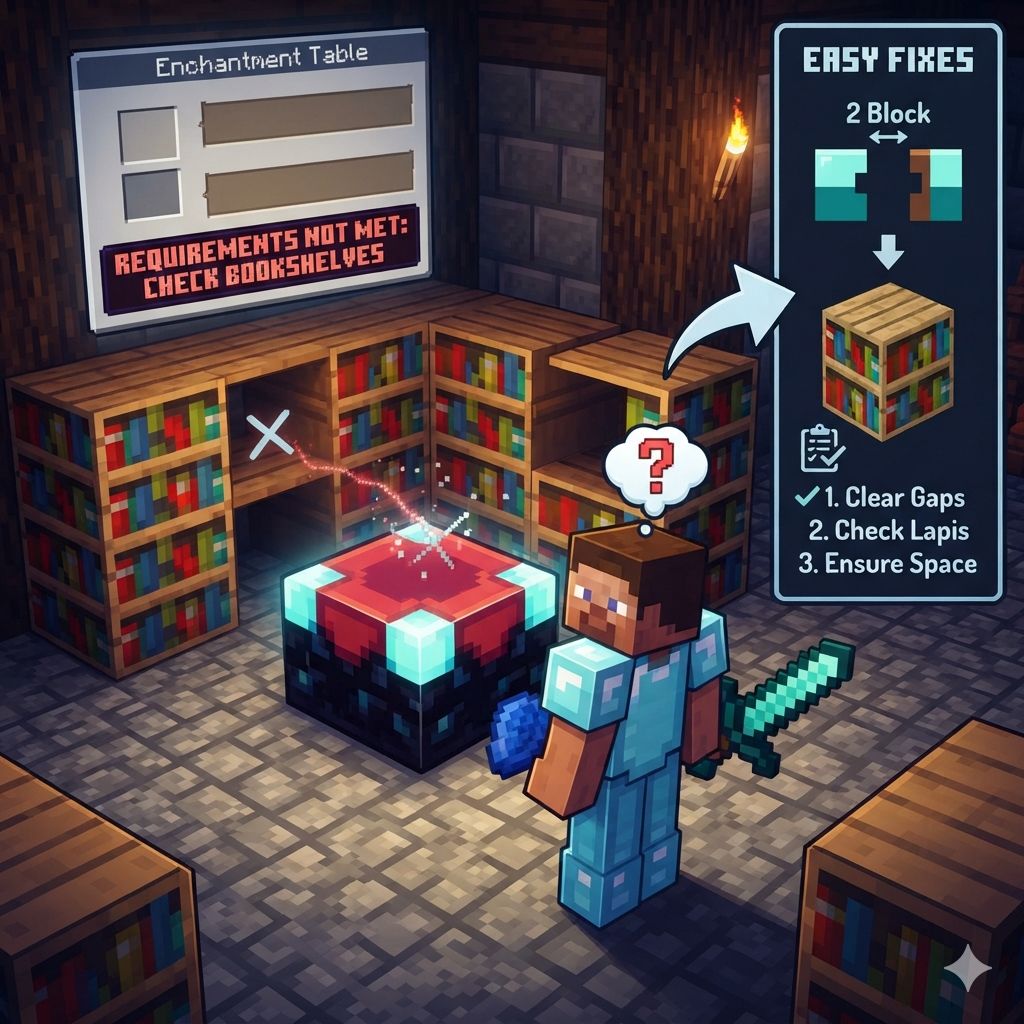 Why Is My Enchantment Table Not Working? Easy Fixes