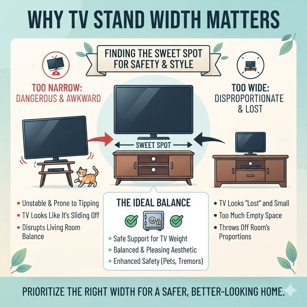 Why TV Stand Width Matters