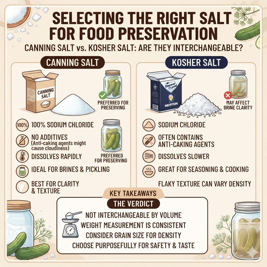 Canning salt vs. kosher salt: What’s the difference, and can you use them interchangeably?