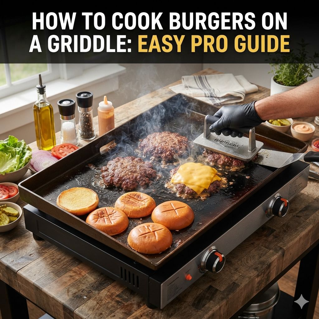 How to Cook Burgers on a Griddle: Easy Pro Guide