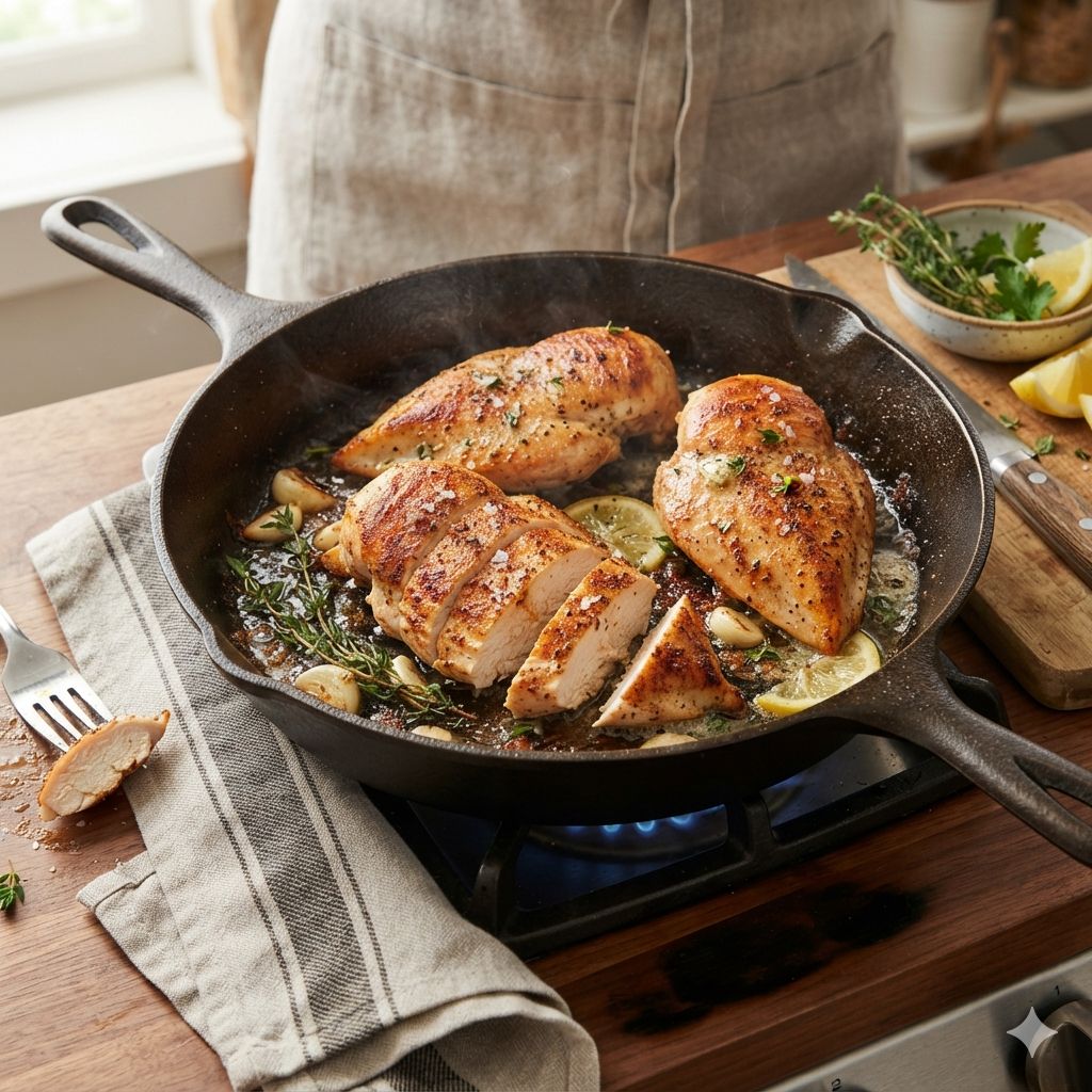 How to Cook Chicken Breast in a Skillet Perfectly