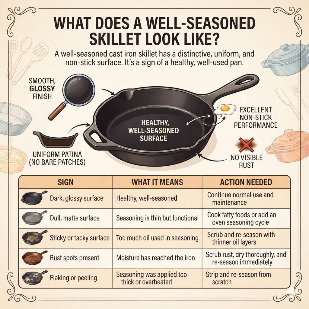 What Does a Well-Seasoned Skillet Look Like