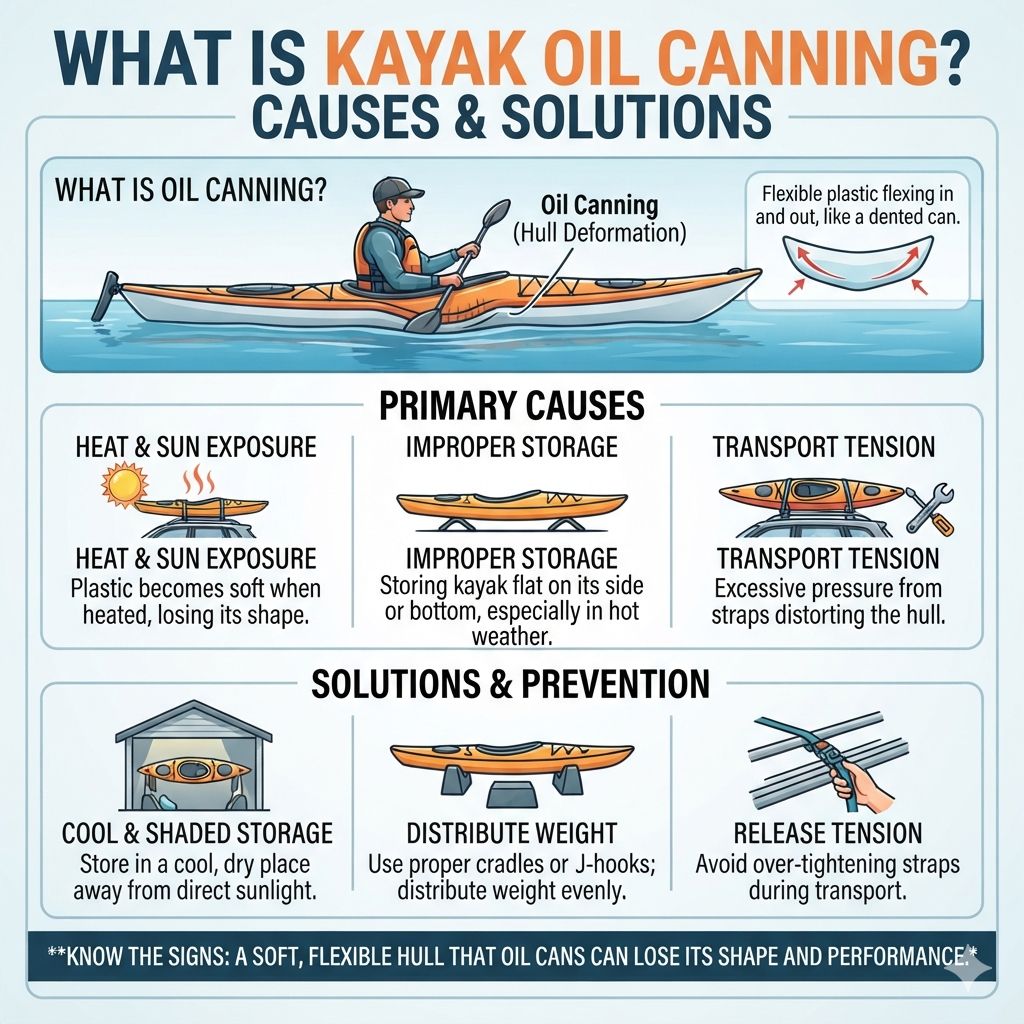 What Is Kayak Oil Canning? Causes & Solutions