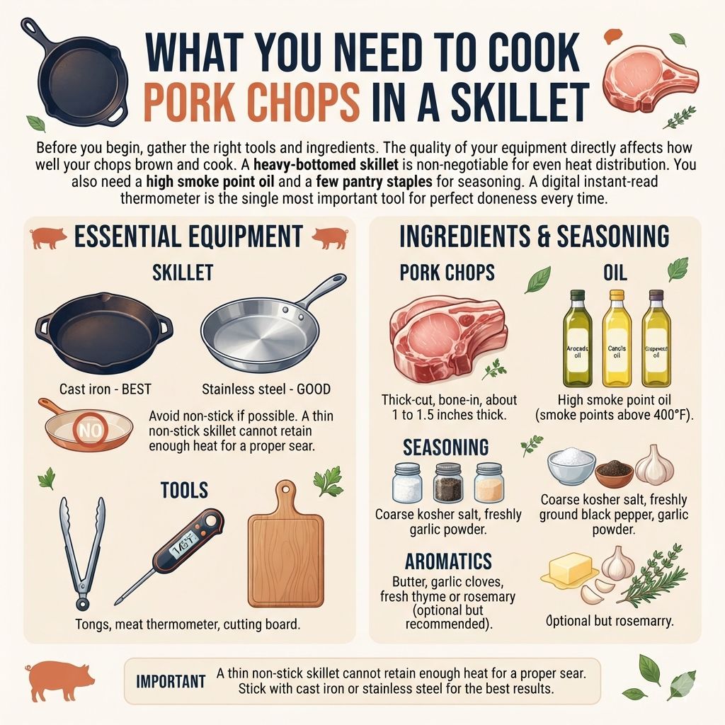 What You Need to Cook Pork Chops in a Skillet