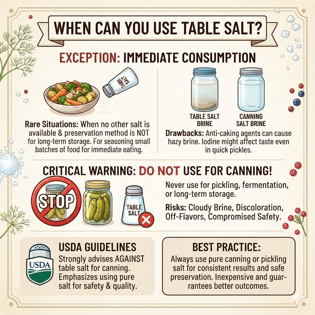 When Can You Use Table Salt