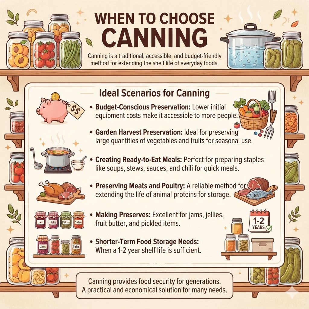 When to Choose Canning