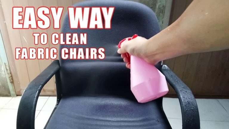 How to Clean Cloth Chair Seat: Easy Steps for Spotless Results