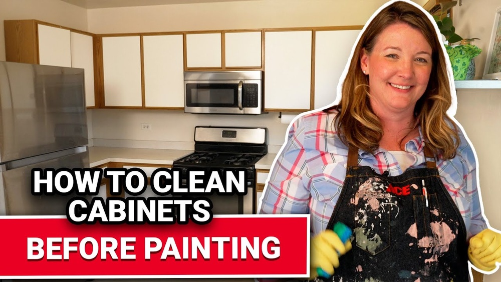 How To Clean Kitchen Cabinets Before Painting