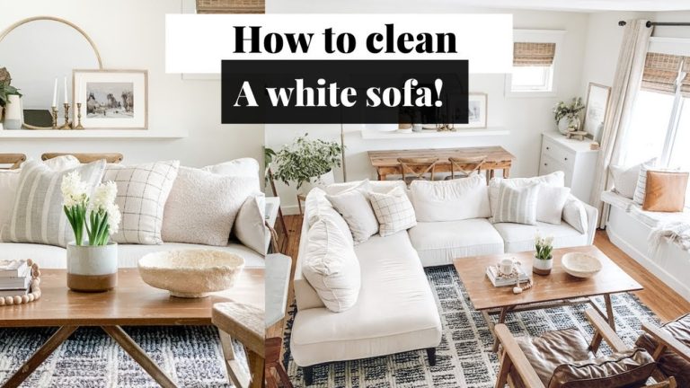 How to Clean White Sofa: Expert Tips for a Spotless Look
