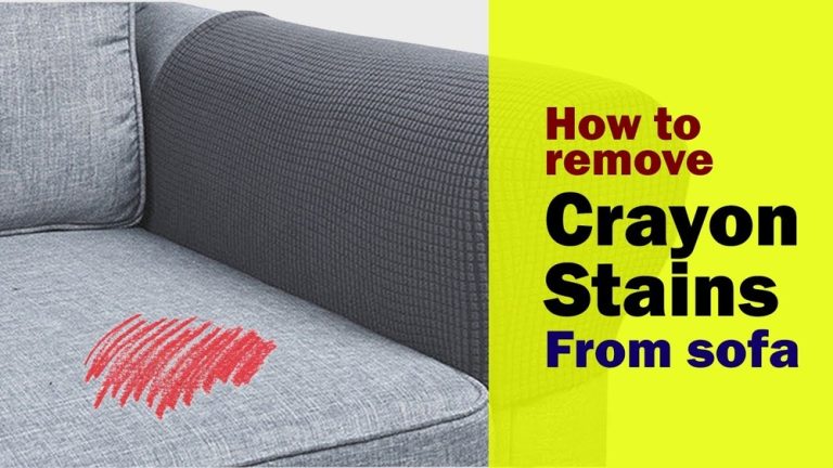 How to Get Crayon Out of Sofa: Quick and Easy Solutions