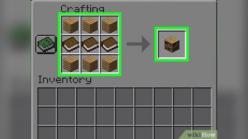 How To Make A Bookcase In Minecraft