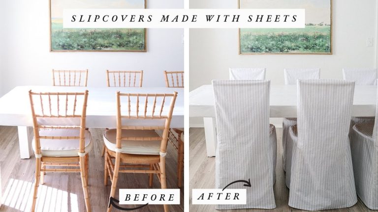 How to Make Slip Covers for Dining Chairs: Easy DIY Guide