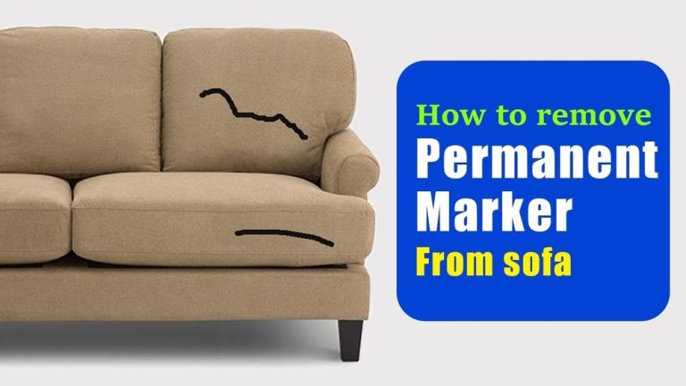 How to Remove Permanent Marker from Sofa: Quick & Easy Solutions