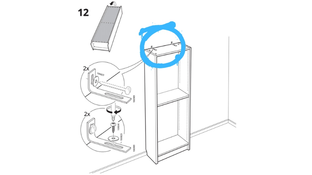 How To Secure A Bookshelf To Wall