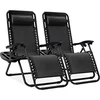 Best Choice Products Adjustable Steel Mesh Zero Gravity Lounge Chairs (Set of 2)