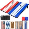 GoSports Classic Cornhole Set with 8 Bean Bags and Travel Case
