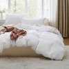 Bedsure White Duvet Cover Set, Queen, 3-Piece