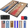 GoSports 4x2 ft Rustic Design Cornhole Game Set