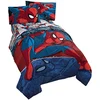Marvel Spiderman Twin Comforter Set Kids Bedding