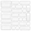 Vtopmart Clear Plastic Drawer Organizers Set