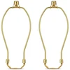 Brass 8 Inch Lamp Harp, 2-Pack