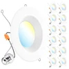 Sunco 12 Pack 6 Inch Retrofit LED Recessed Lights
