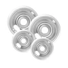 COZZIVITA 4-Piece Chrome Drip Pan Set