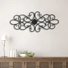 Sintosin Black Wrought Iron Wall Decor, 32 x 13 Inch