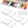 Soujoy 3 Pack Under Desk Drawer Self Adhesive Organizer