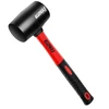 LOZAGU 16oz Rubber Mallet, Fiberglass Handle
