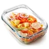 NUTRIUPS 2 QT Rectangular Glass Casserole Dish