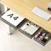 SVNNELP Under Desk Table Drawer Storage Organizer 3 Pack
