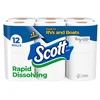 Scott Rapid Dissolving Toilet Paper 12 Double Rolls