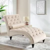 SLEERWAY Chaise Lounge Chair Indoor Velvet
