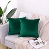 Hibate Soft Velvet Throw Pillow Covers (2-Pack)