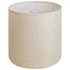 Beige Linen Tall Drum Lamp Shade, 11 Inch